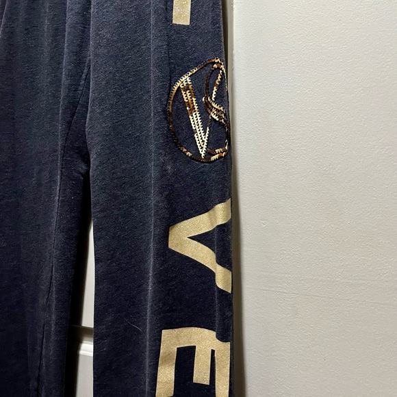 Victoria’s Secret Love boyfriend sweatpants with gold sequins - Picture 11 of 13